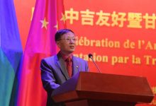 胡斌大使出席庆祝中吉友好暨甘肃艺术团访吉演出-中非友好经贸发展工作委员会