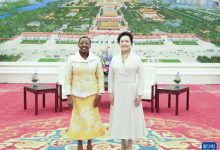 彭丽媛同肯尼亚总统夫人蕾切尔茶叙-中非友好经贸发展工作委员会