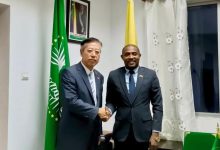 驻科摩罗大使会见科外长姆巴埃-中非友好经贸发展工作委员会