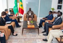 塞内加尔国民议会议长恩迪亚耶会见驻塞内加尔大使-中非友好经贸发展工作委员会